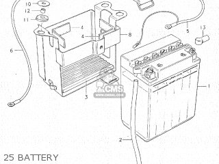 25 BATTERY - GS750C