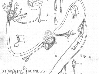 31 WIRING HARNESS - GS750C
