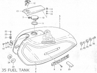 35 FUEL TANK - GS750C