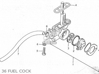 36 FUEL COCK - GS750C