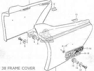 38 FRAME COVER - GS750C