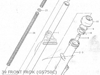 39 FRONT FROK (GS750C) - GS750C