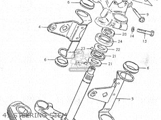 41 STEERING STEM - GS750C