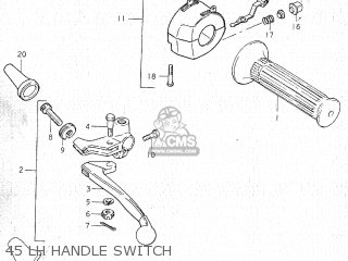 45 LH HANDLE SWITCH - GS750C