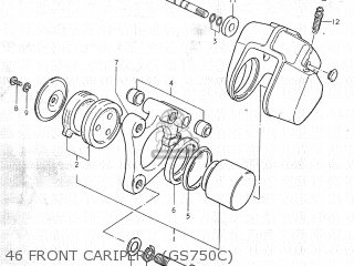 46 FRONT CARIPERS (GS750C) - GS750C