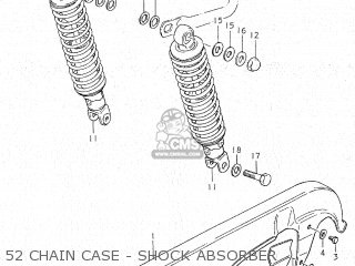 52 CHAIN CASE - SHOCK ABSORBER - GS750C