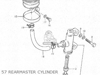 57 REARMASTER CYLINDER - GS750C