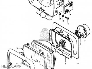 Suzuki GS750E 1980 (T) USA (E03) parts lists and schematics