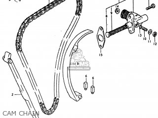 CAM CHAIN - GS750E 1980 (T) USA (E03)