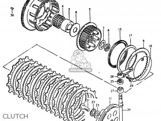 CLUTCH - GS750E 1980 (T) USA (E03)