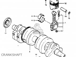 CRANKSHAFT - GS750E 1980 (T) USA (E03)