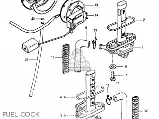 FUEL COCK - GS750E 1980 (T) USA (E03)