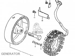 GENERATOR - GS750E 1980 (T) USA (E03)