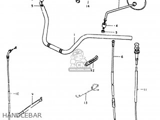 HANDLEBAR - GS750E 1980 (T) USA (E03)