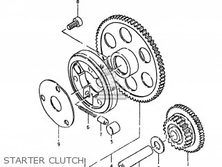 STARTER CLUTCH - GS750E 1980 (T) USA (E03)