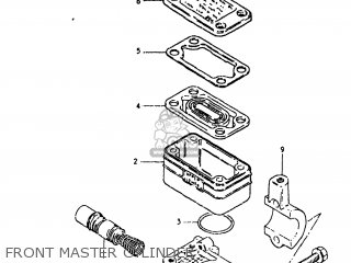 Suzuki GS750E 1981 (X) USA (E03) parts lists and schematics