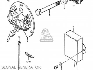 Suzuki GS750E 1981 (X) USA (E03) parts lists and schematics