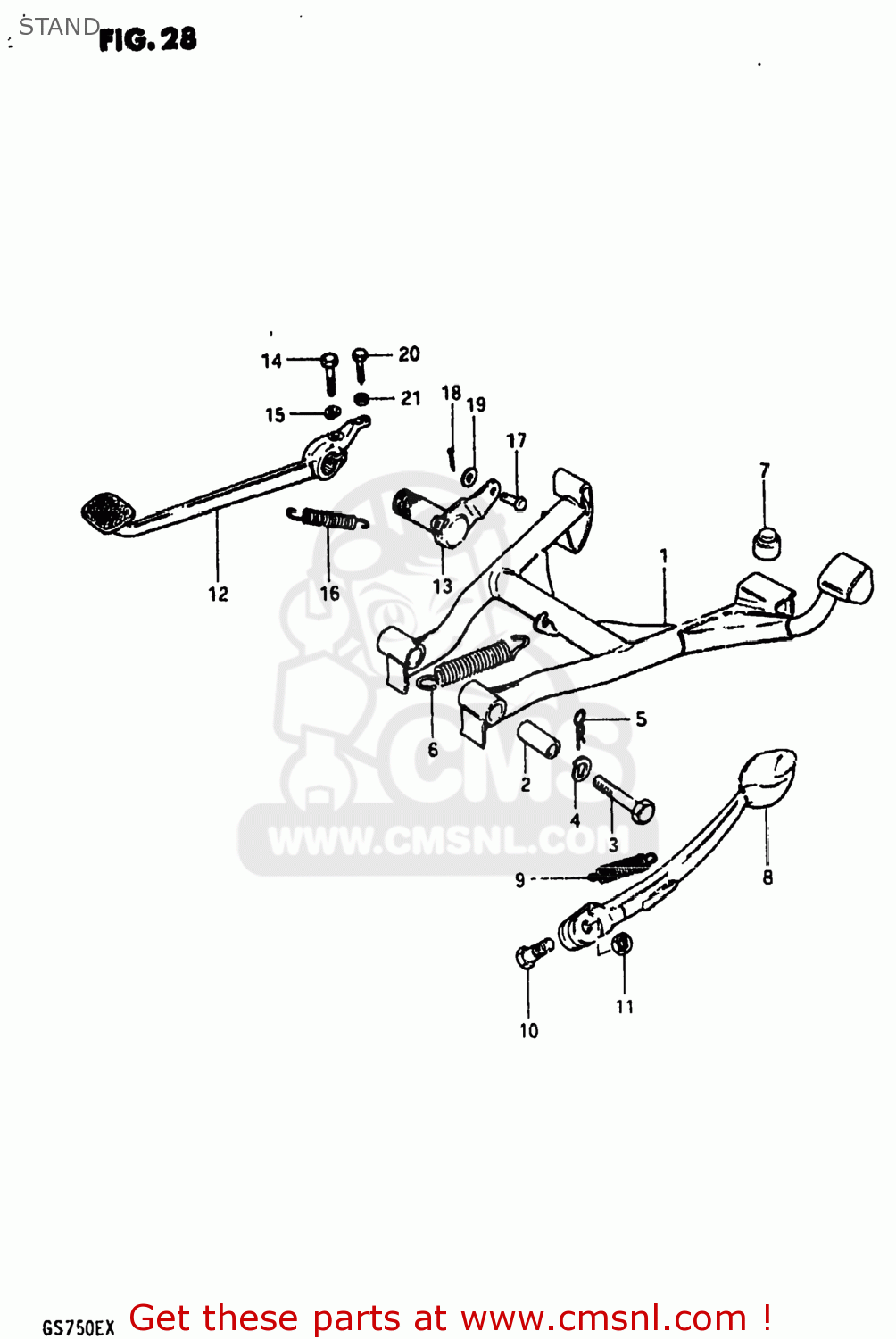 STAND GS750E 1981 (X) USA (E03)
