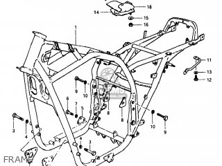 FRAME - GS750E 1981 (X) USA (E03)