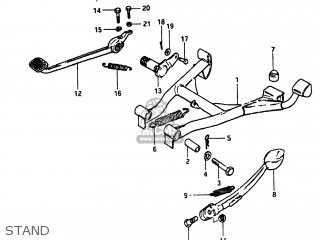 STAND - GS750E 1981 (X) USA (E03)