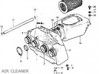 AIR CLEANER - GS750E 1982 (Z) USA (E03)