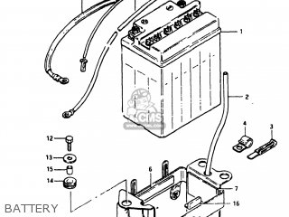 BATTERY - GS750E 1982 (Z) USA (E03)