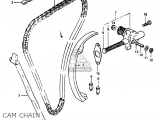 CAM CHAIN - GS750E 1982 (Z) USA (E03)