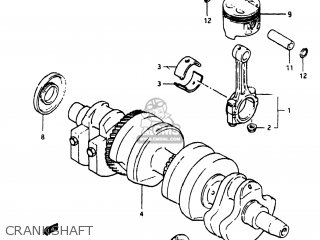 CRANKSHAFT - GS750E 1982 (Z) USA (E03)