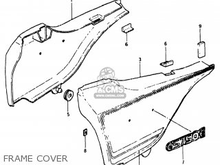 FRAME COVER - GS750E 1982 (Z) USA (E03)