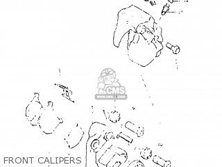 FRONT CALIPERS - GS750E 1982 (Z) USA (E03)