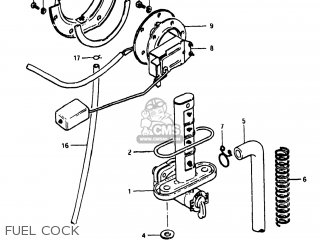 FUEL COCK - GS750E 1982 (Z) USA (E03)