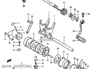 GEAR SHIFTING - GS750E 1982 (Z) USA (E03)