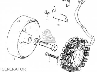 GENERATOR - GS750E 1982 (Z) USA (E03)