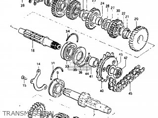 TRANSMISSION - GS750E 1982 (Z) USA (E03)