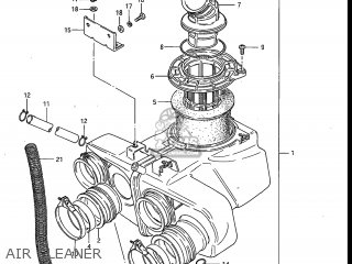 AIR CLEANER - GS750E 1983 (D) USA (E03)