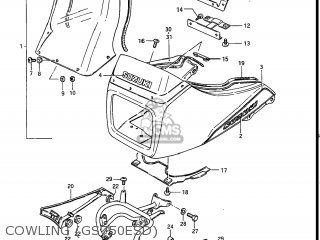 COWLING (GS750ESD) - GS750E 1983 (D) USA (E03)