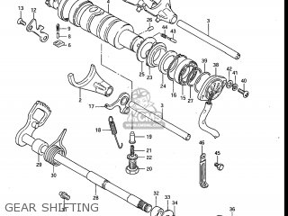 GEAR SHIFTING - GS750E 1983 (D) USA (E03)