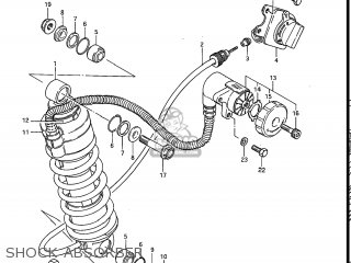 SHOCK ABSORBER - GS750E 1983 (D) USA (E03)