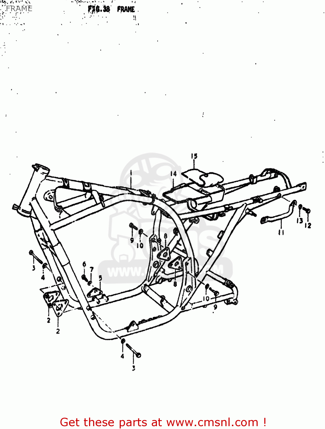 FRAME GS750EC 1977 (B) USA (E03)