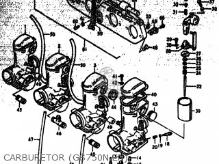 CARBURETOR (GS750N.EN) - GS750EN 1977 (B) USA (E03)