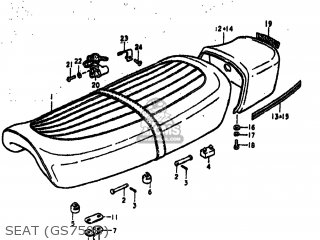 SEAT (GS750B) - GS750EN 1978 (C) USA (E03)