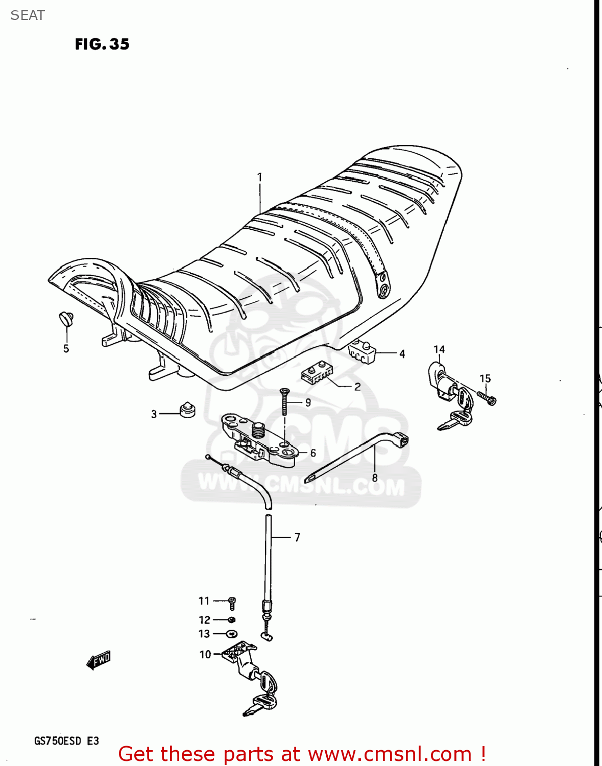 SEAT GS750ES 1983 (D) USA (E03)