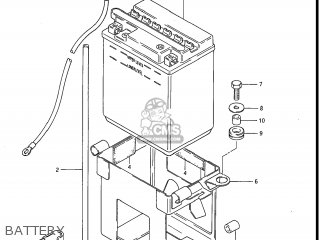 BATTERY - GS750ES 1983 (D) USA (E03)