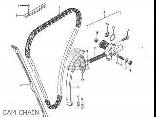 CAM CHAIN - GS750ES 1983 (D) USA (E03)