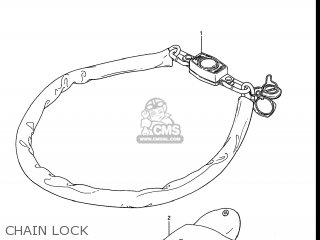 CHAIN LOCK - GS750ES 1983 (D) USA (E03)