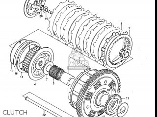 CLUTCH - GS750ES 1983 (D) USA (E03)