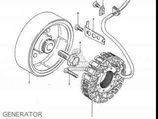 GENERATOR - GS750ES 1983 (D) USA (E03)