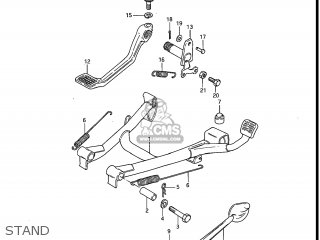 STAND - GS750ES 1983 (D) USA (E03)