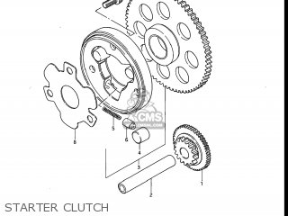STARTER CLUTCH - GS750ES 1983 (D) USA (E03)