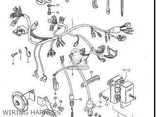 WIRING HARNESS - GS750ES 1983 (D) USA (E03)